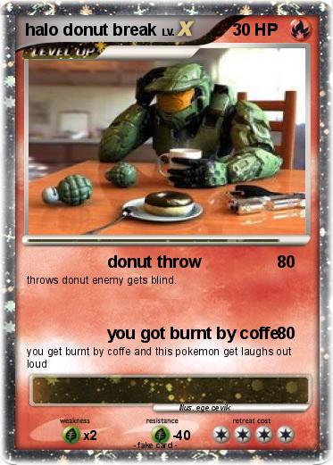 Pokemon halo donut break