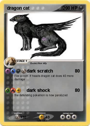 Pokemon dragon cat