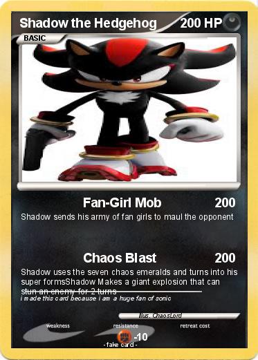 Pokemon Shadow the Hedgehog