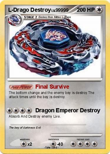 Pokemon L-Drago Destroy