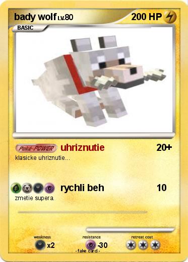 Pokemon bady wolf