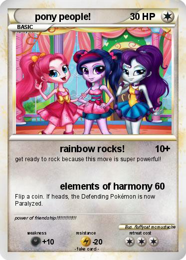 Pokemon pony people!