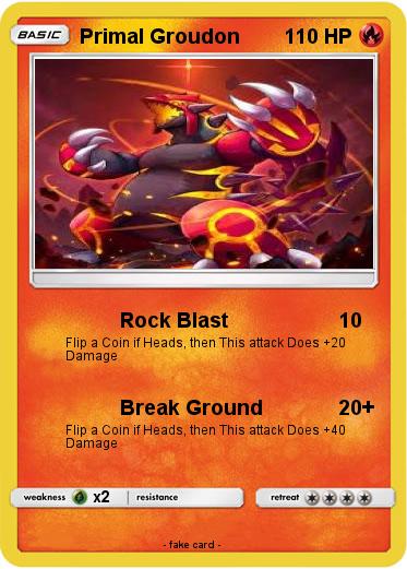 Pokemon Primal Groudon