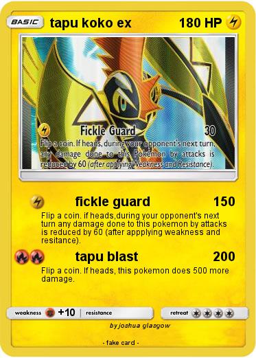 Pokemon tapu koko ex