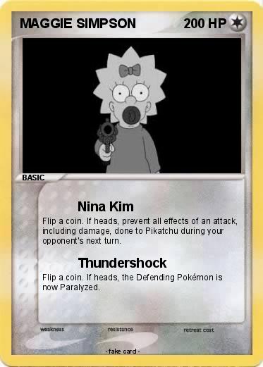 Pokemon MAGGIE SIMPSON