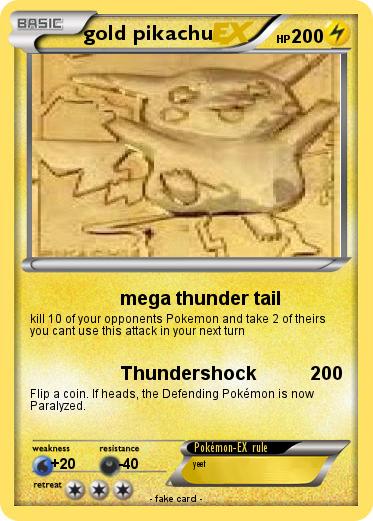 Pokemon gold pikachu