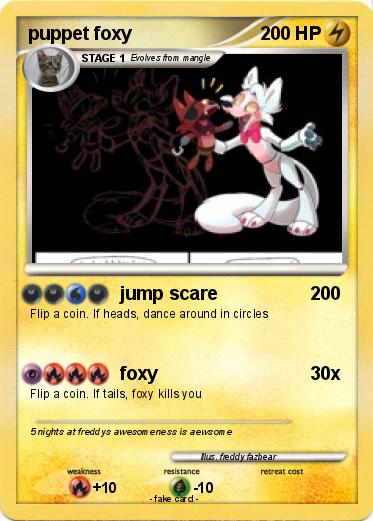 Pokemon puppet foxy
