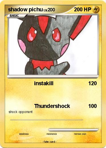 Pokemon shadow pichu