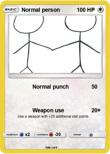 Pokemon Normal person