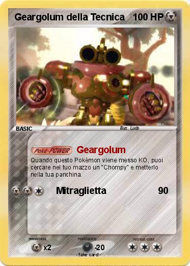 Pokemon Geargolum della Tecnica