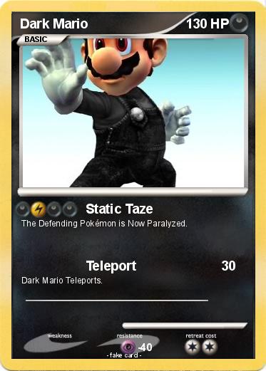 Pokemon Dark Mario