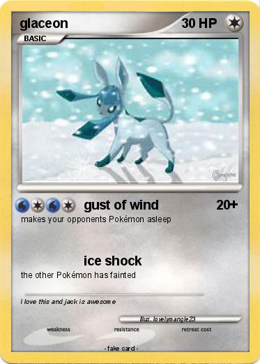 Pokemon glaceon