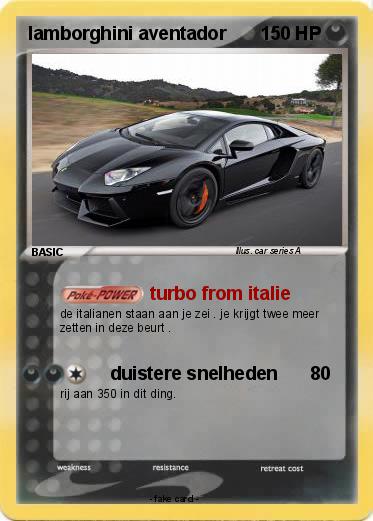 Pokemon lamborghini aventador