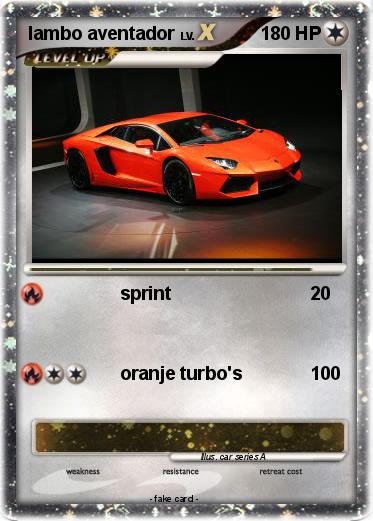 Pokemon lambo aventador