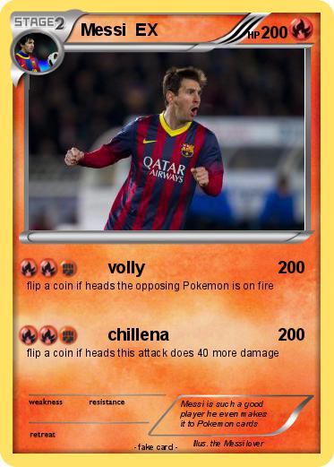 Pokemon Messi  EX