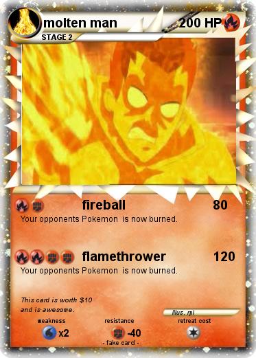 Pokemon molten man