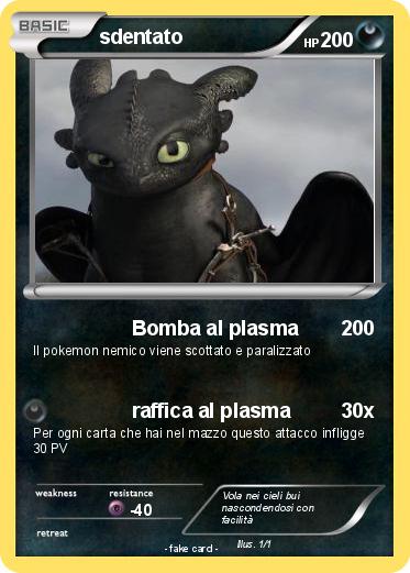 Pokemon sdentato