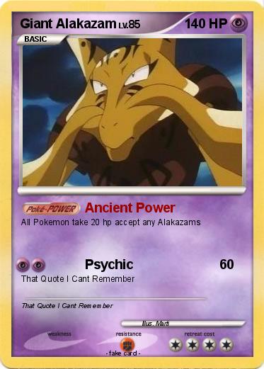 Pokemon Giant Alakazam
