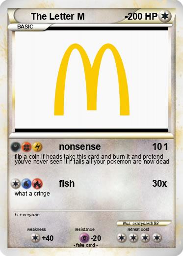 Pokemon The Letter M                -
