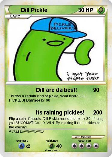 Pokemon Dill Pickle