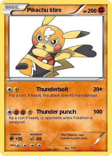 Pokemon Pikachu libre