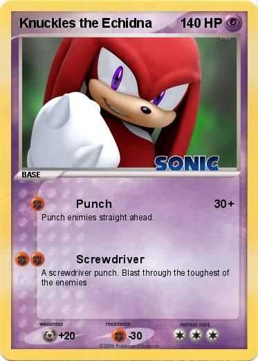 Pokemon Knuckles the Echidna
