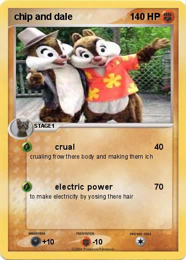 Pokemon chip and dale