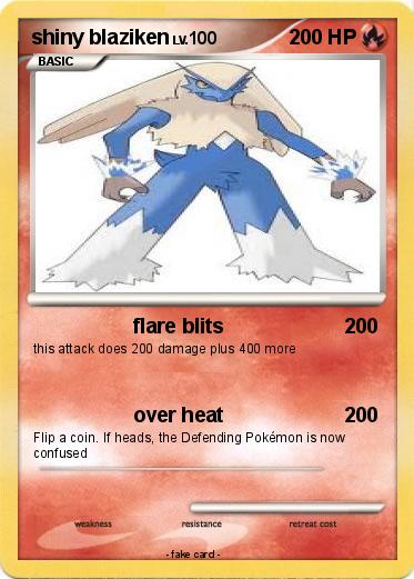 Pokemon shiny blaziken