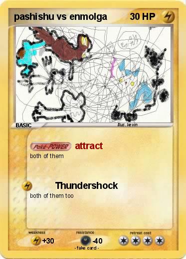Pokemon pashishu vs enmolga