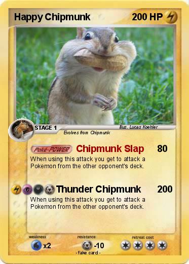 Pokemon Happy Chipmunk
