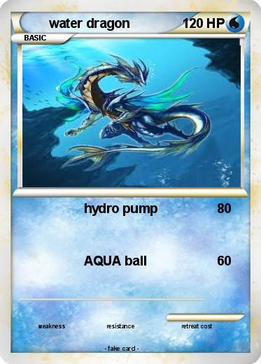 Pokemon water dragon