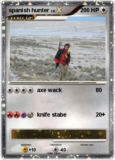 Pokemon spanish hunter