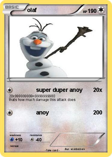 Pokemon olaf