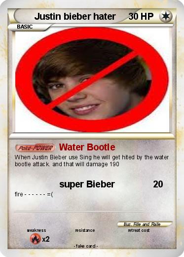 Pokemon Justin bieber hater