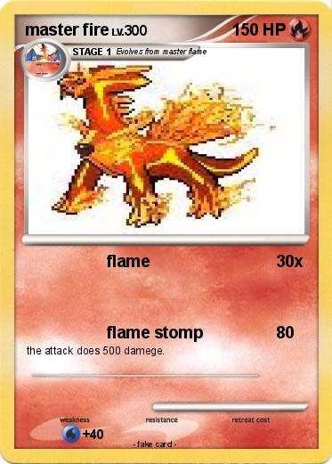 Pokemon master fire