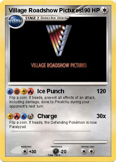 Pokemon Village Roadshow Pictures