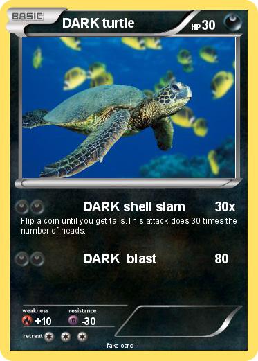 Pokemon DARK turtle