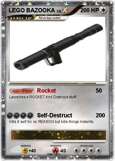 Pokemon LEGO BAZOOKA