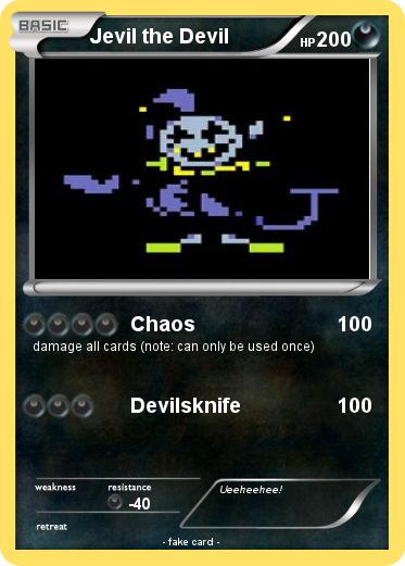 Pokemon Jevil the Devil