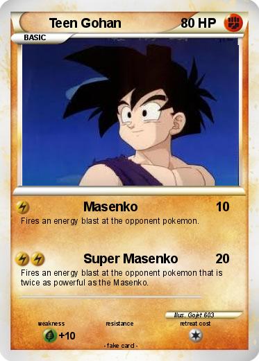 Pokemon Teen Gohan