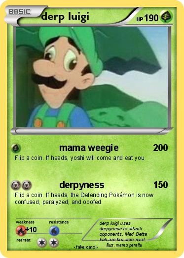 Pokemon derp luigi