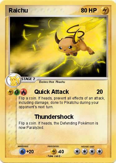 Pokemon Raichu
