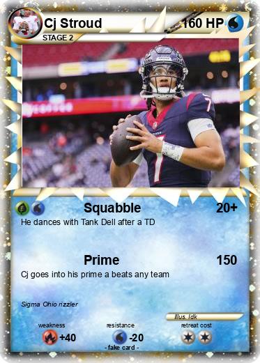 Pokemon Cj Stroud