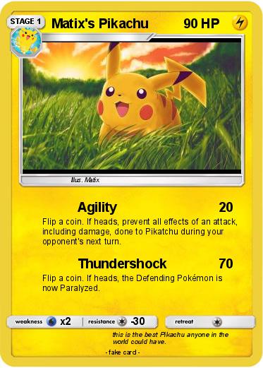Pokemon Matix's Pikachu