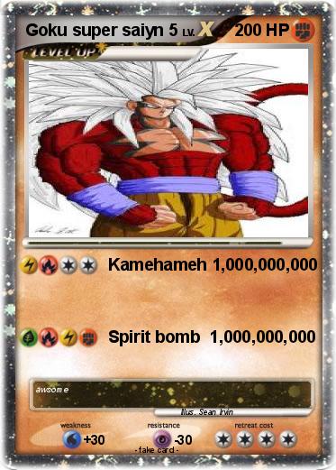 Pokemon Goku super saiyn 5