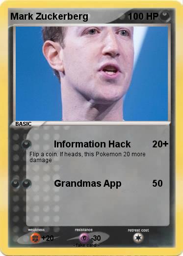 Pokemon Mark Zuckerberg