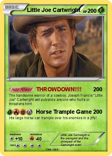 Pokemon Little Joe Cartwright