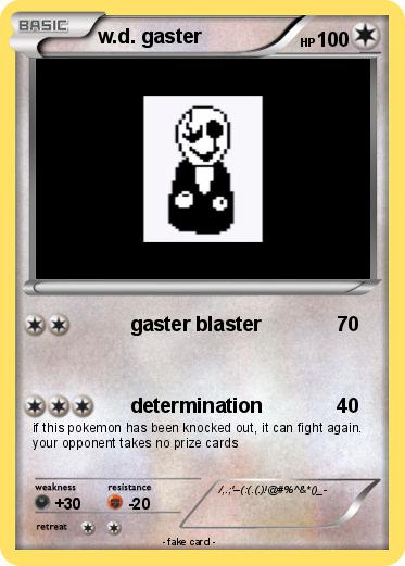 Pokemon w.d. gaster