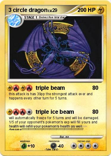 Pokemon 3 circle dragon