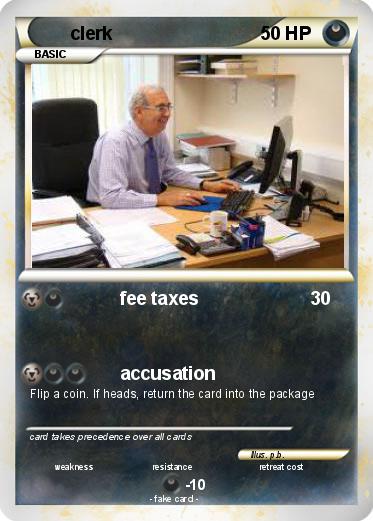 Pokemon clerk